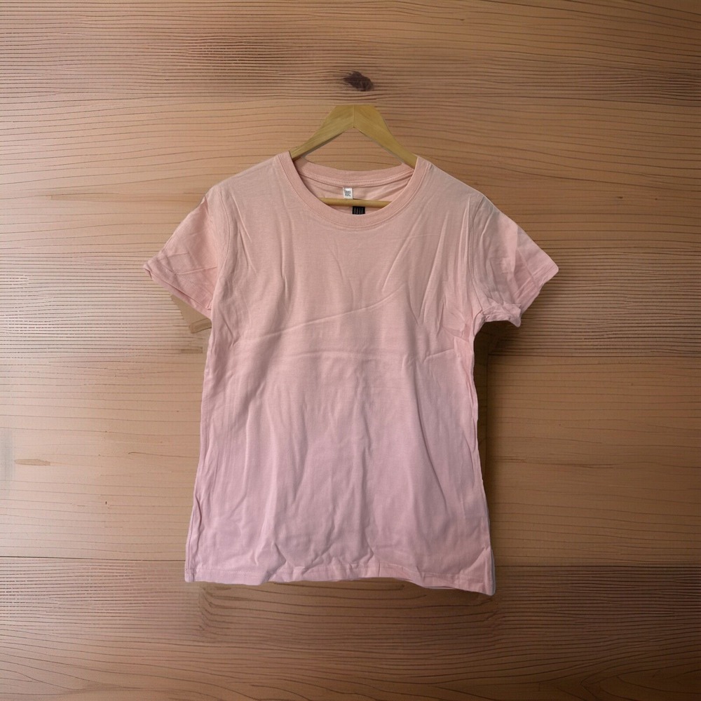 Chuns Junior Teens‎ T-Shirt 100% Cotton Fitted Sleeves Tee XXLarge Pink